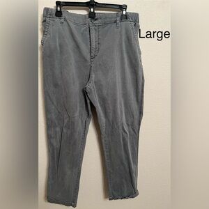 Women’s Old Navy Grey Straight Chino Pants